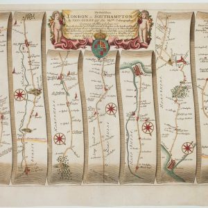 The road from Bagshot to Southampton and on to Salisbury - The Road from London to by OGILBY, John., 1675 – Altea Gallery