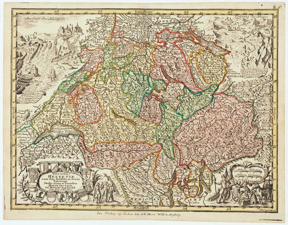 Seutter Switzerland miniature