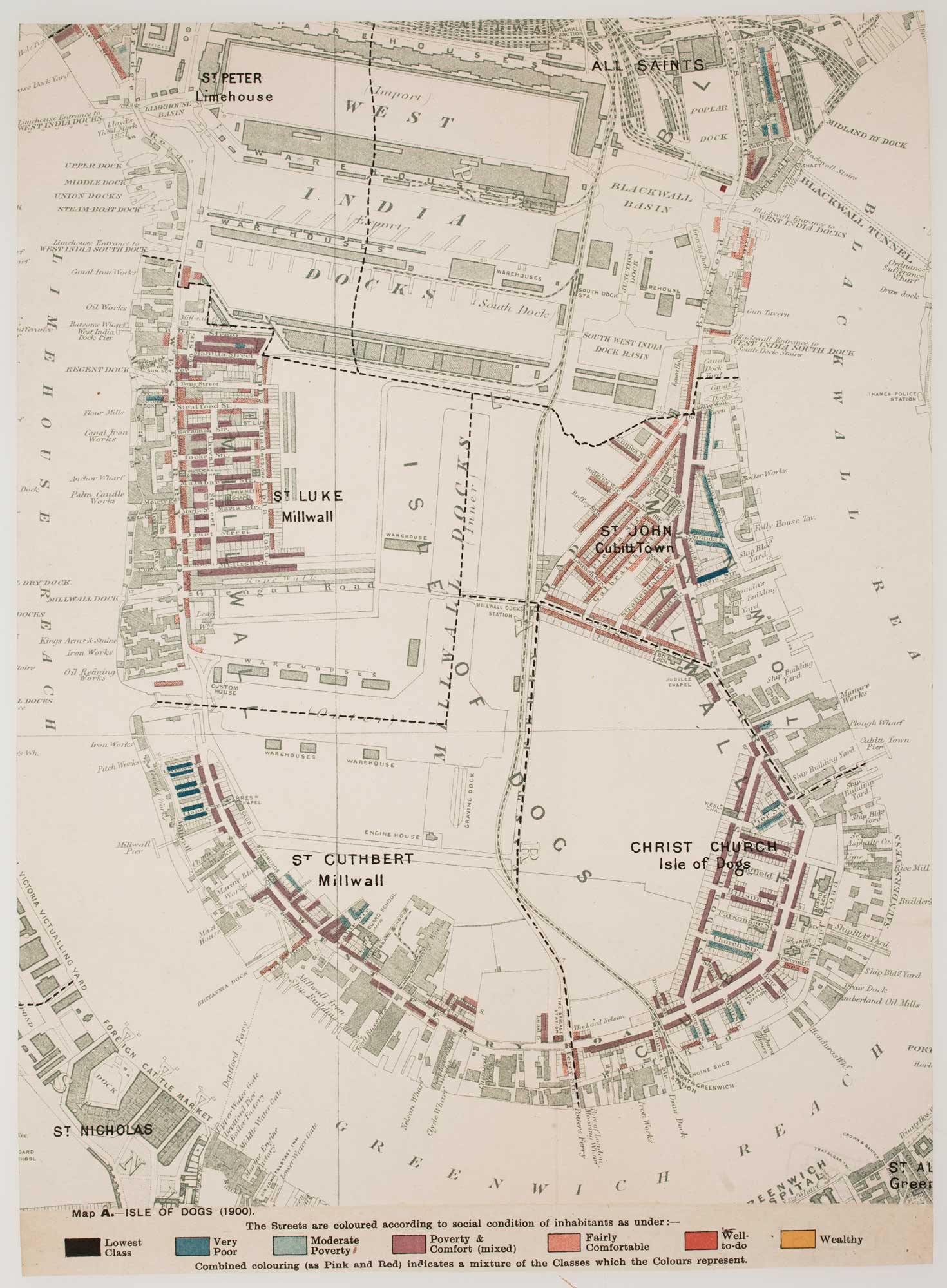 Booth Poverty Map Isle of Dogs