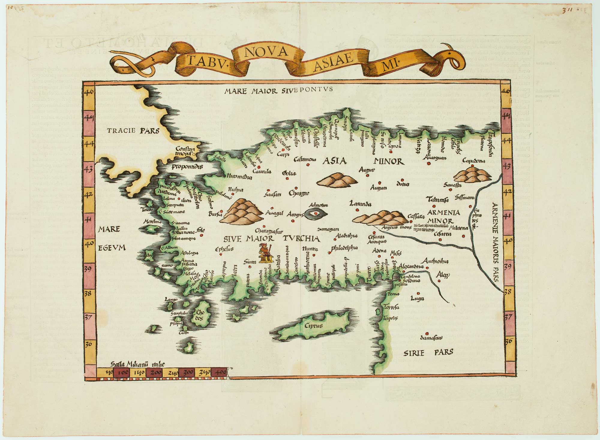 Waldseemuller Turkey 1535