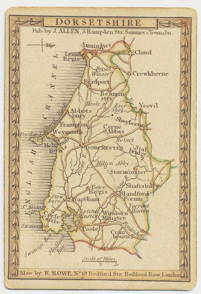 Allen Dorset Playing Card