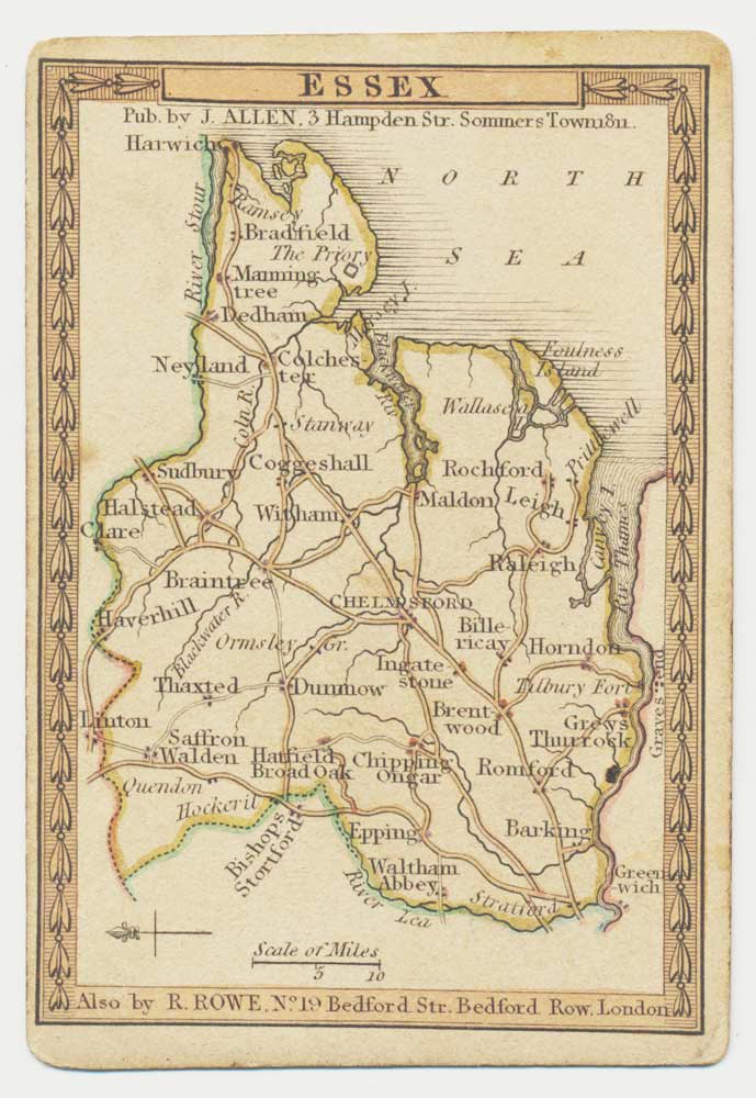 Allen Essex Playing Card