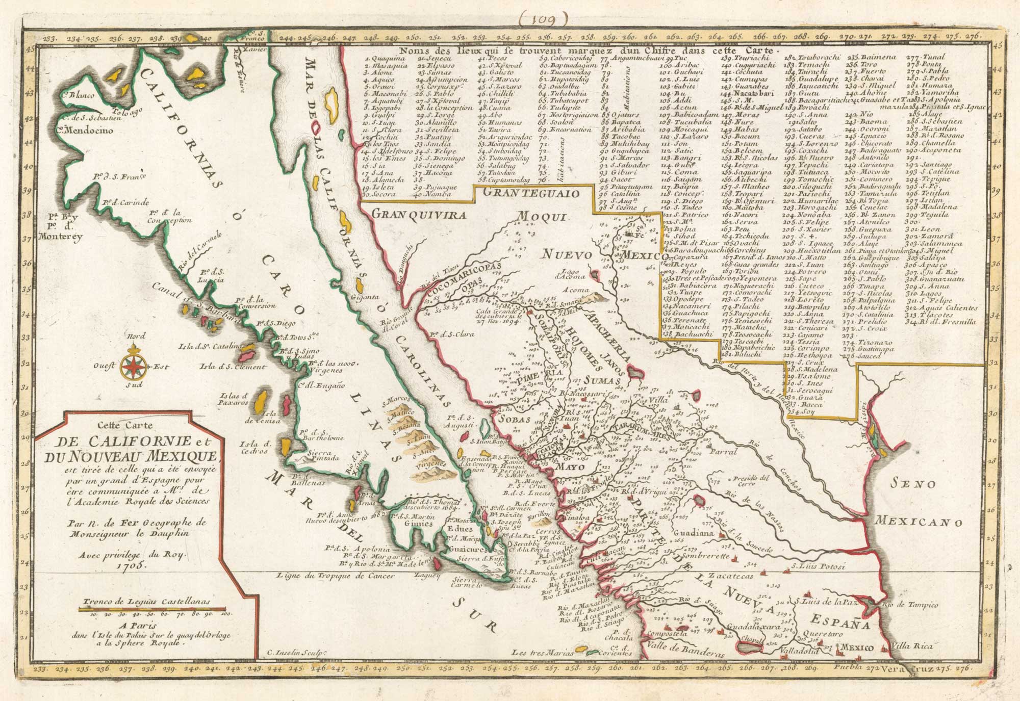 De Fer California 1700