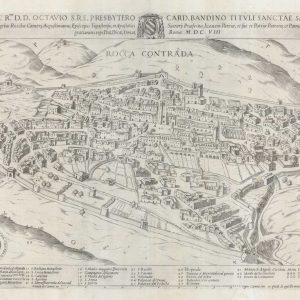 A very scarce plan of Arcevia - Rocca Contrada. by LAURO, Giacomo., 1608 – Altea Gallery