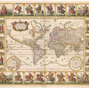 Nova Totius Terrarum Orbis Geographica ac Hydrographica Tabula. ByVisscher 1652