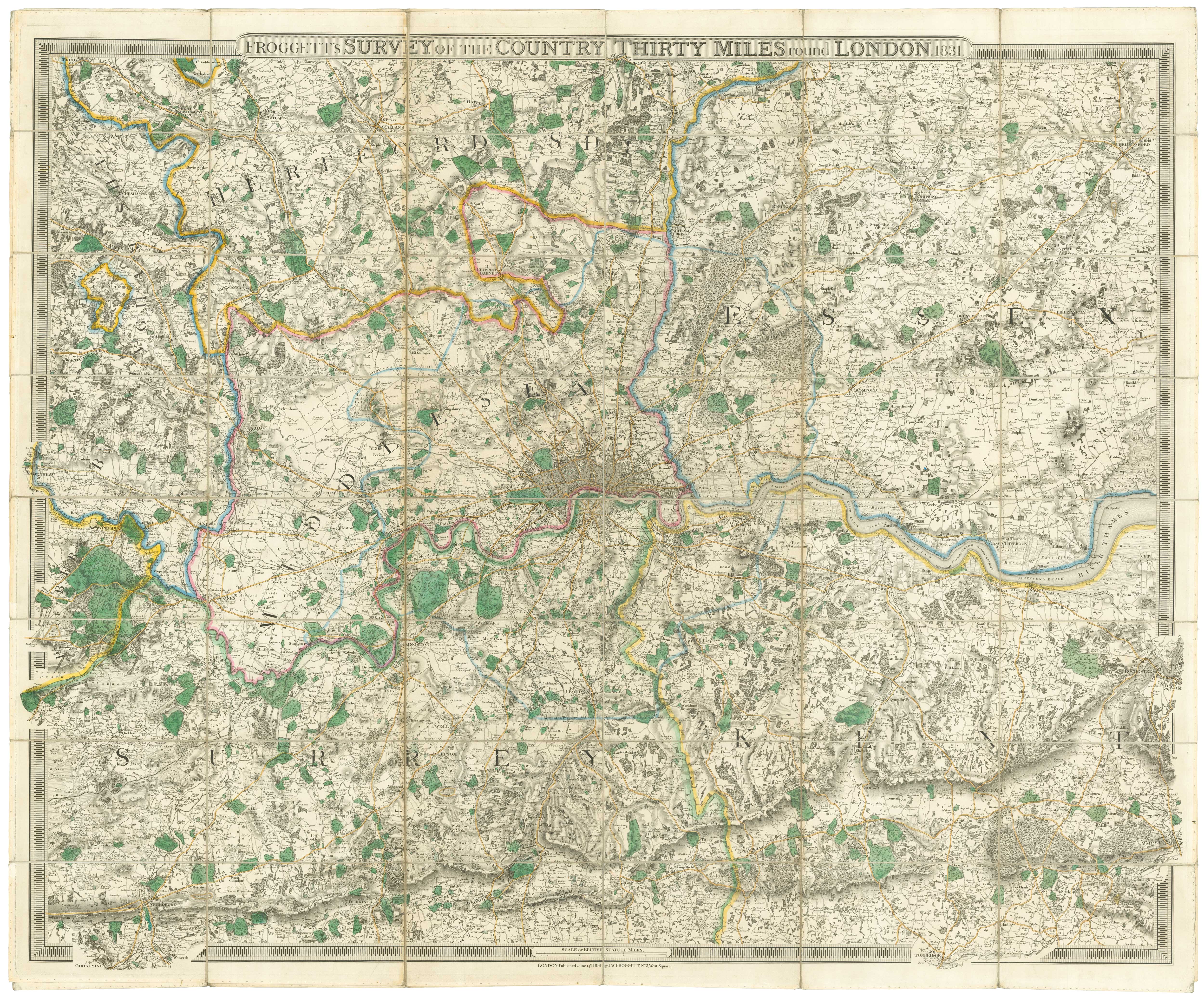 Froggett 30 Miles round London