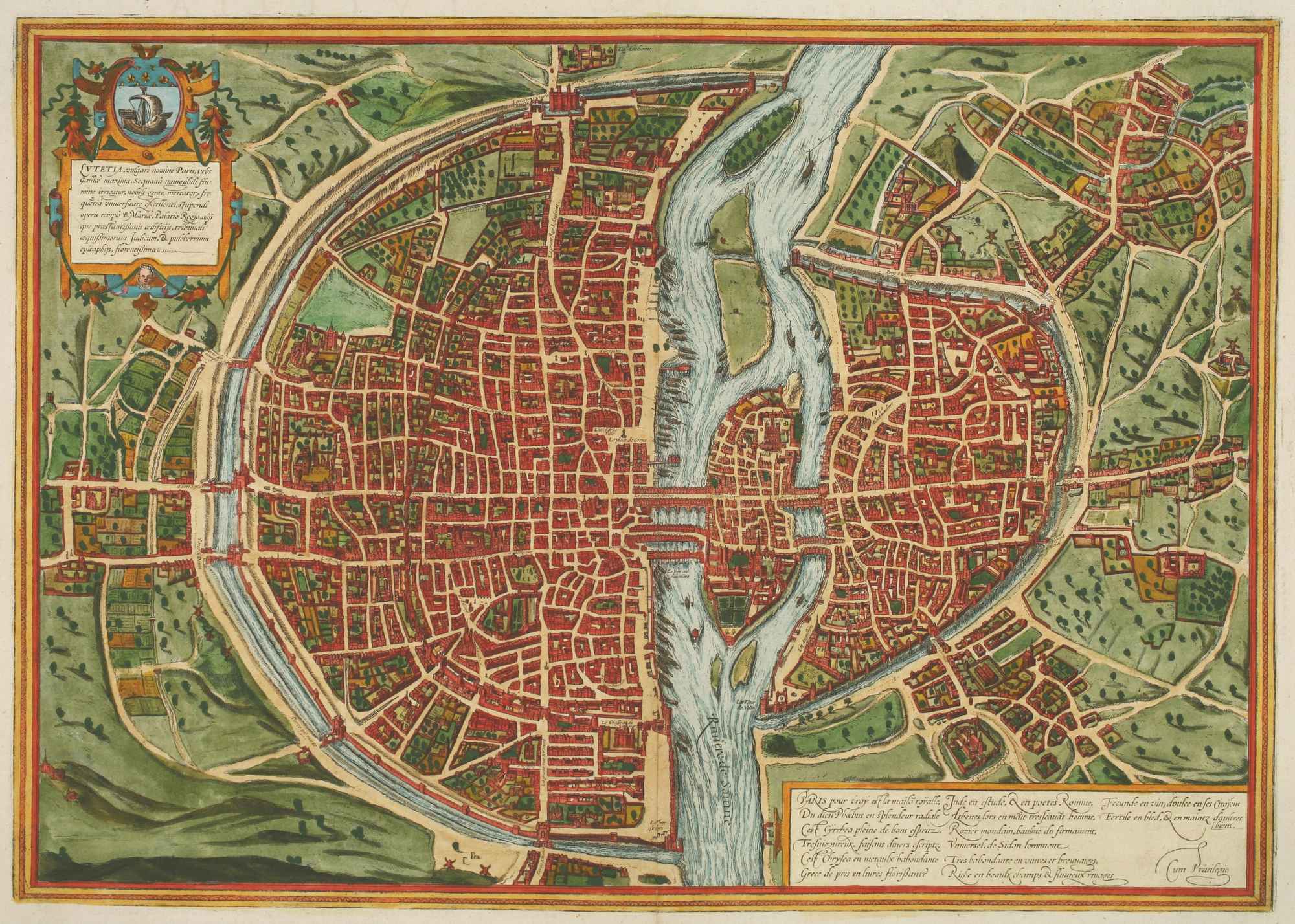 Braun and Hogenberg Paris Jansson edition