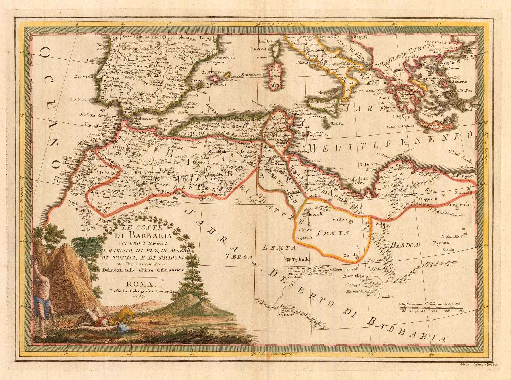 Cassini North Africa