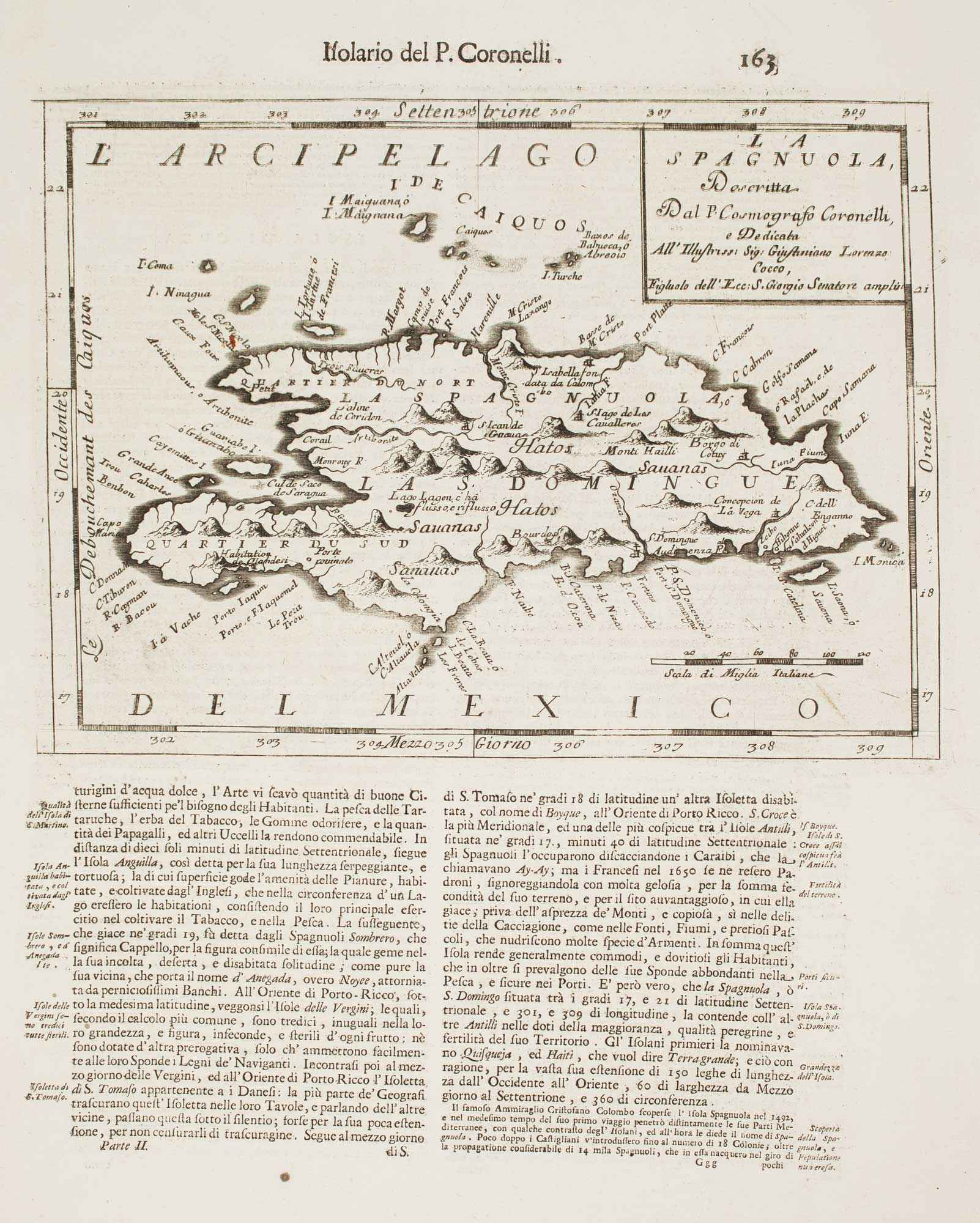 Coronelli Hispaniola