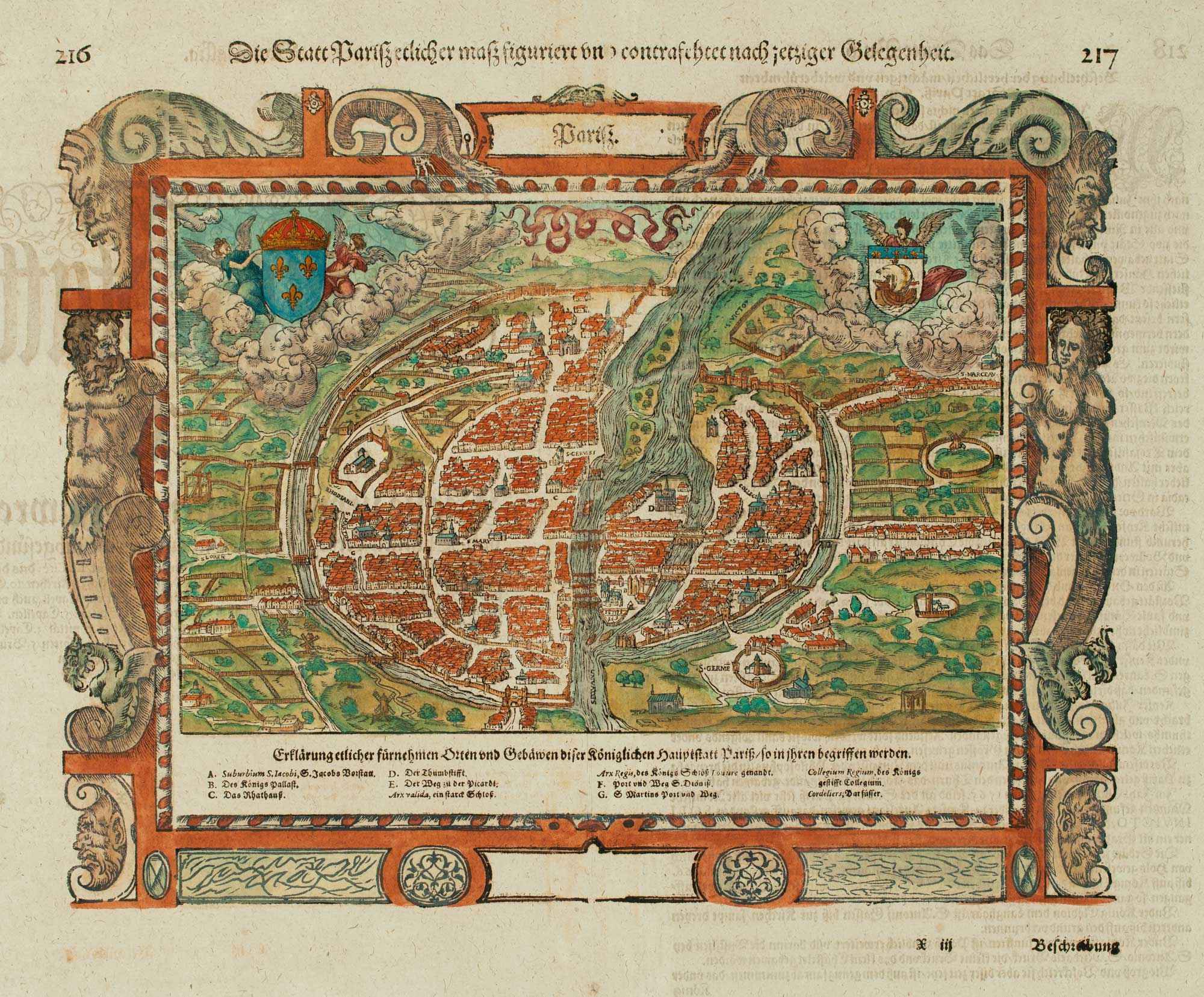 Paris. by MUNSTER, Sebastian., 1560.