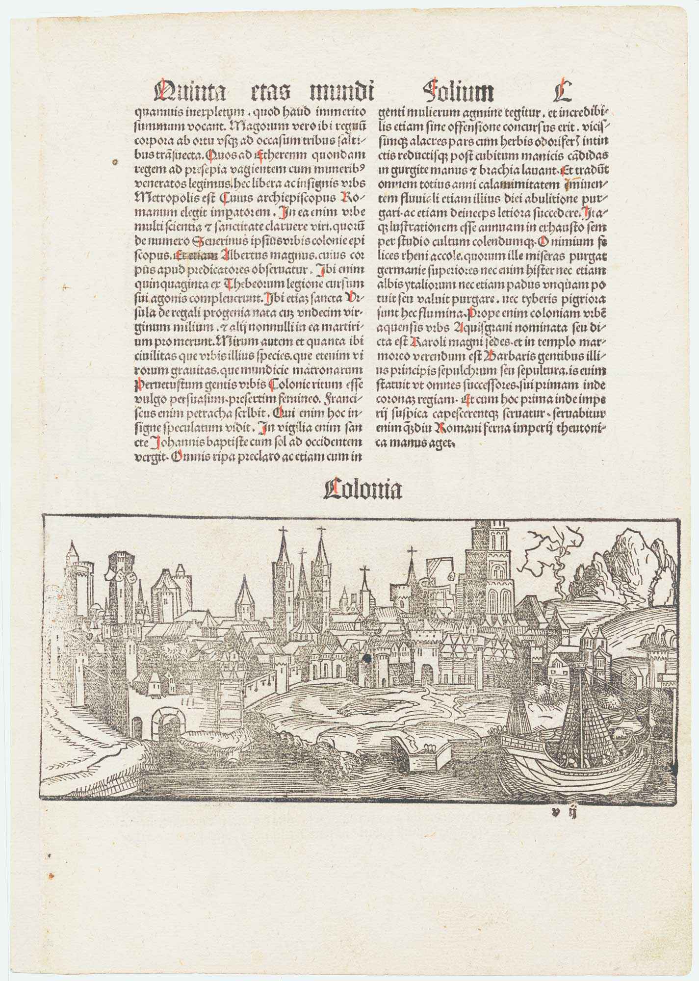 Colonia. by SCHEDEL, D. Hartmann., 1497.
