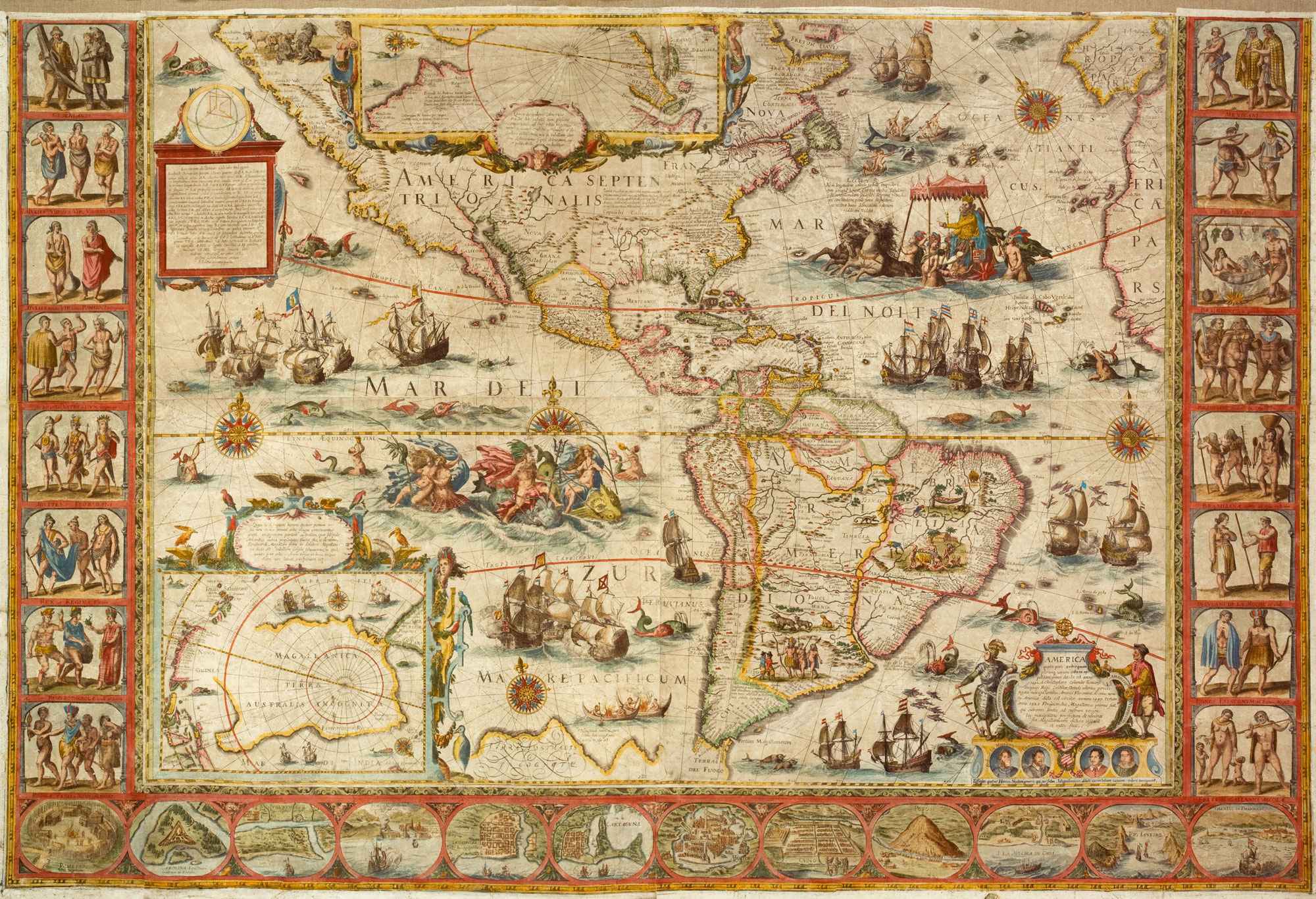 America quarta pars orbis (quam plerumq novum orbem...) by BLAEU, Willem Janszoon., 1620.