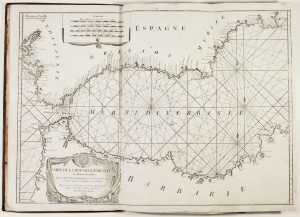 Carte de la mer Mediterranée en douze feuilles, dédiée à by ROUX, Joseph., 1764.