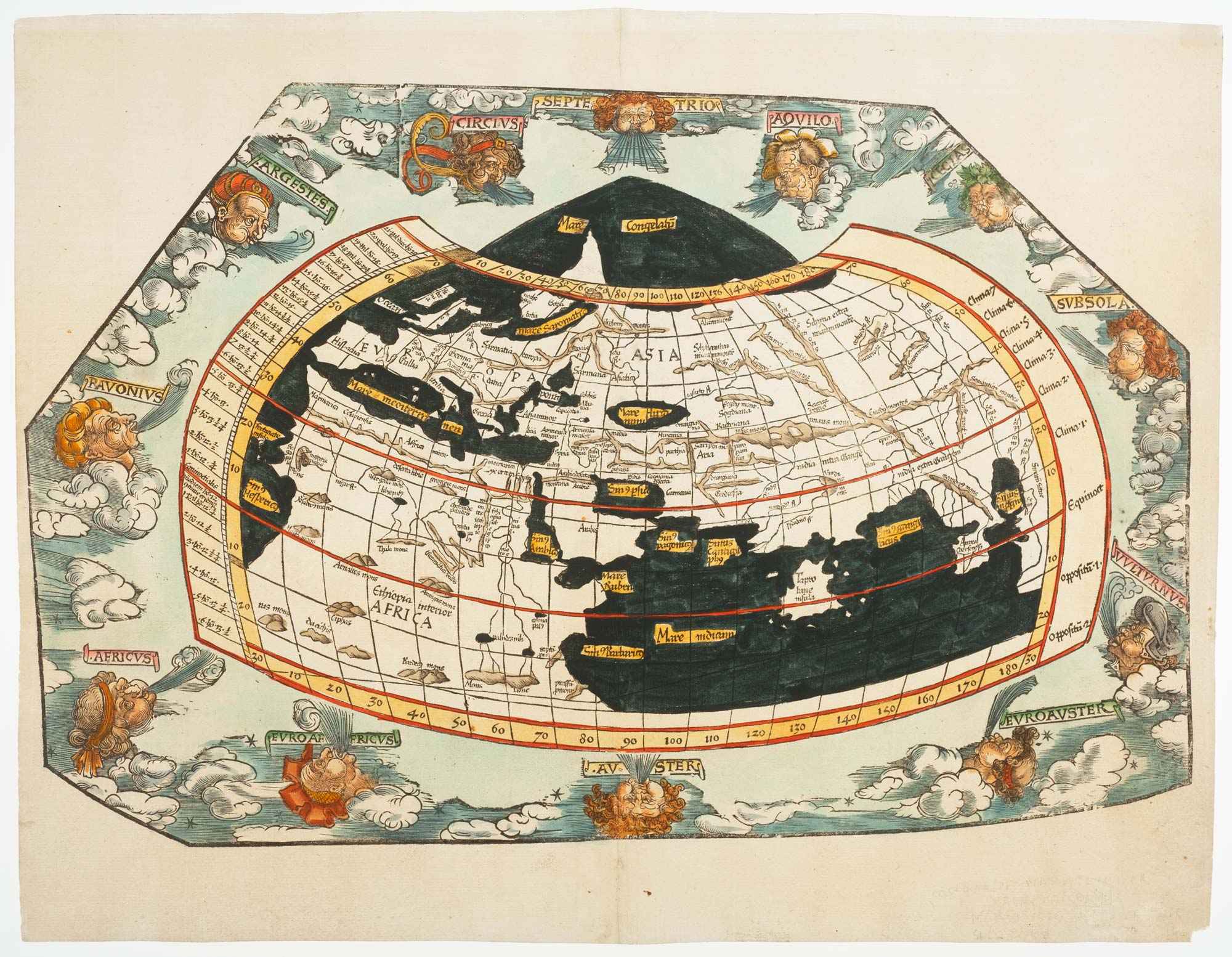 Ptolemy World 1535