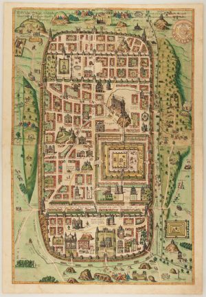 Braun and Hogenberg Jerusalem 2 sheet