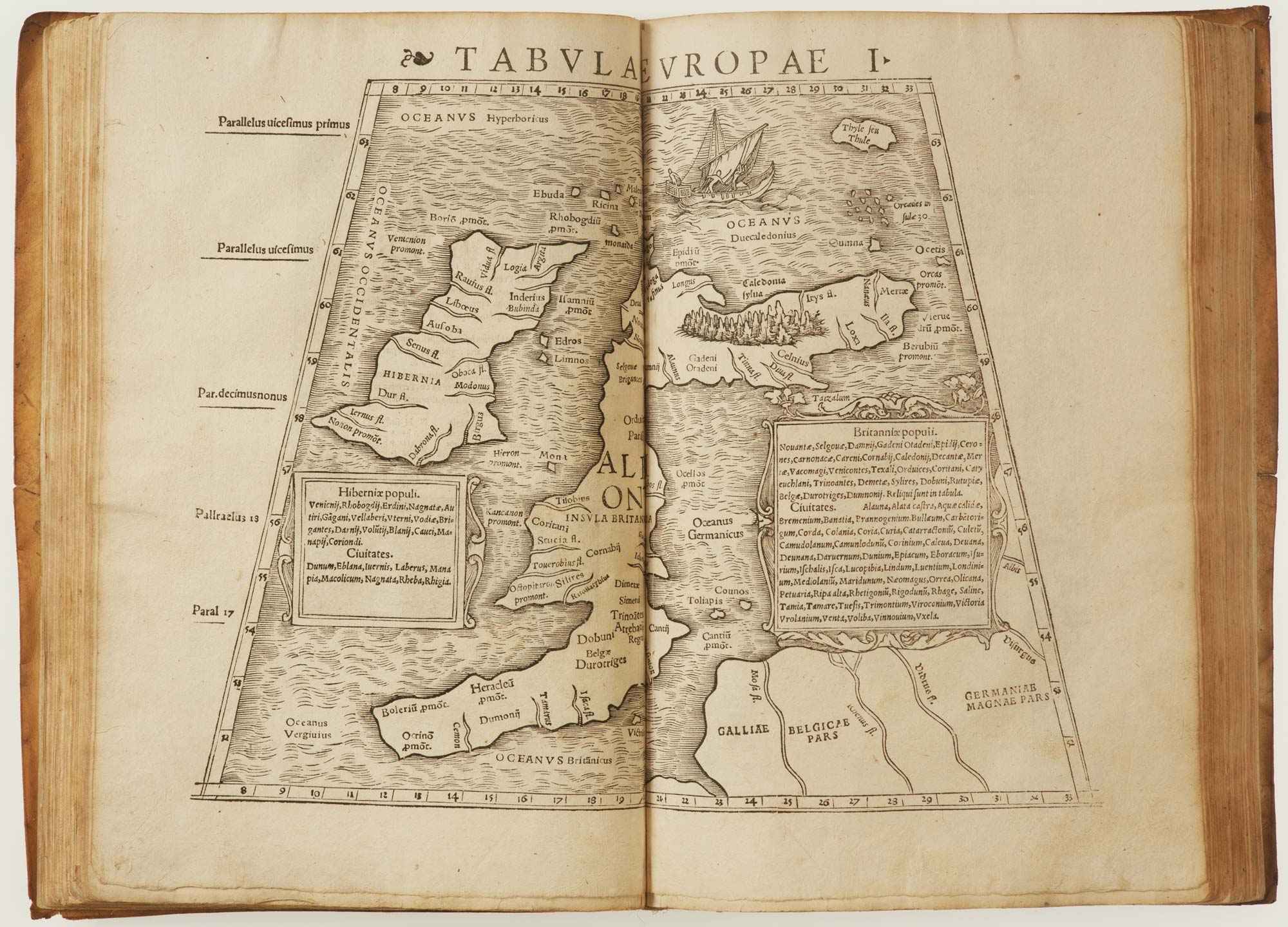 Geographia Universalis, Vetus et Nova, Complectens Claudiii Ptolemaei Alexandrini Enarrationis by MUNSTER, Sebastian., 1545.