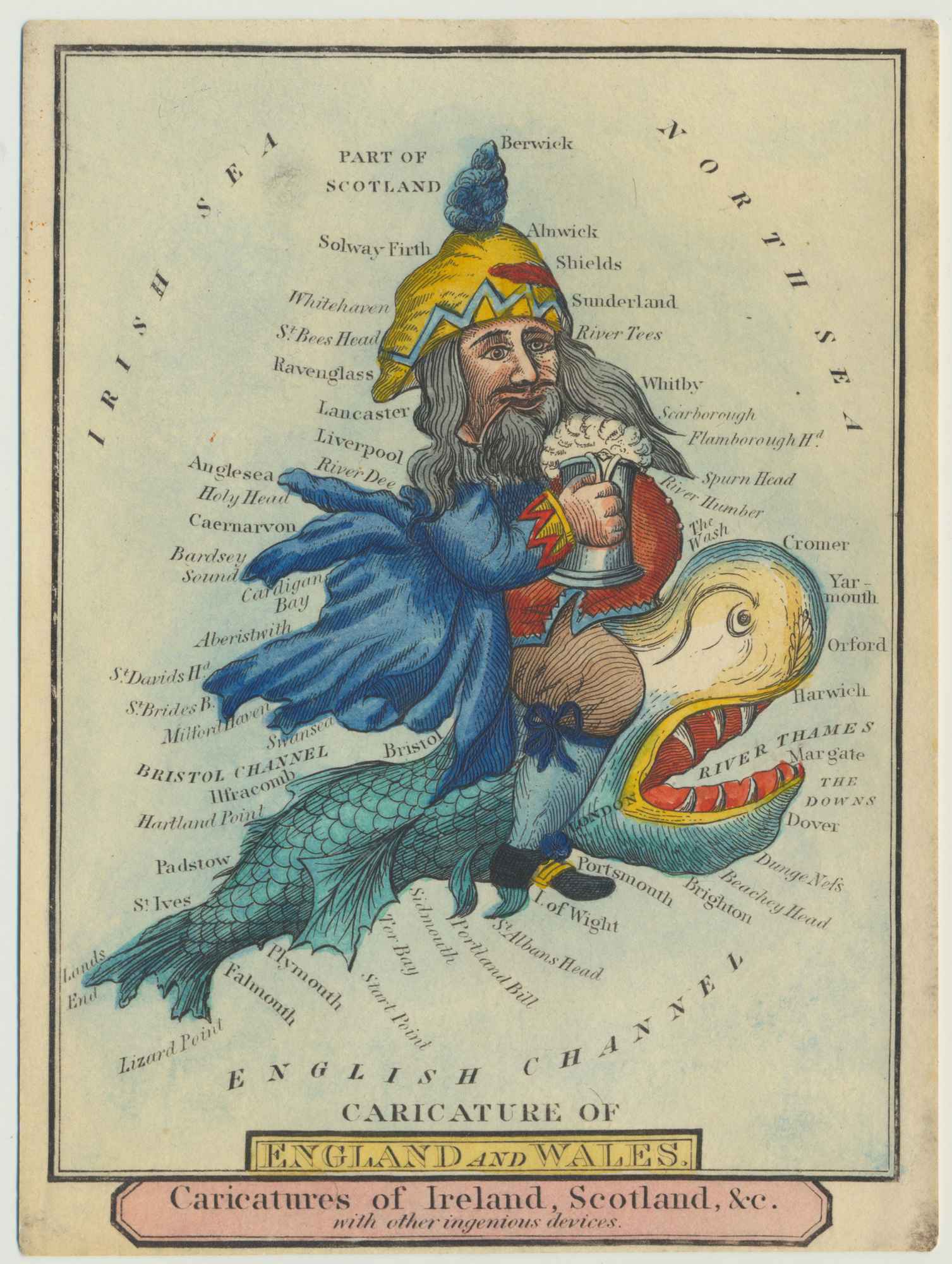 Dighton England Caricature card