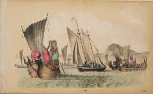 [Six plates from the New Zealand section of 'Illustrations of by JOSENHANS, Joseph Friedrich., 1855.