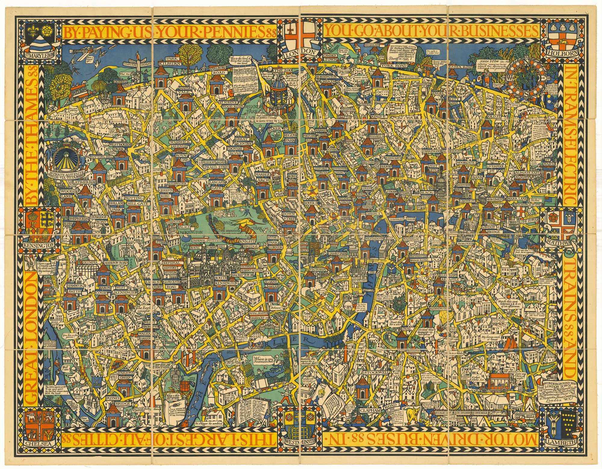 MacDonald Gill Wonderground 1915