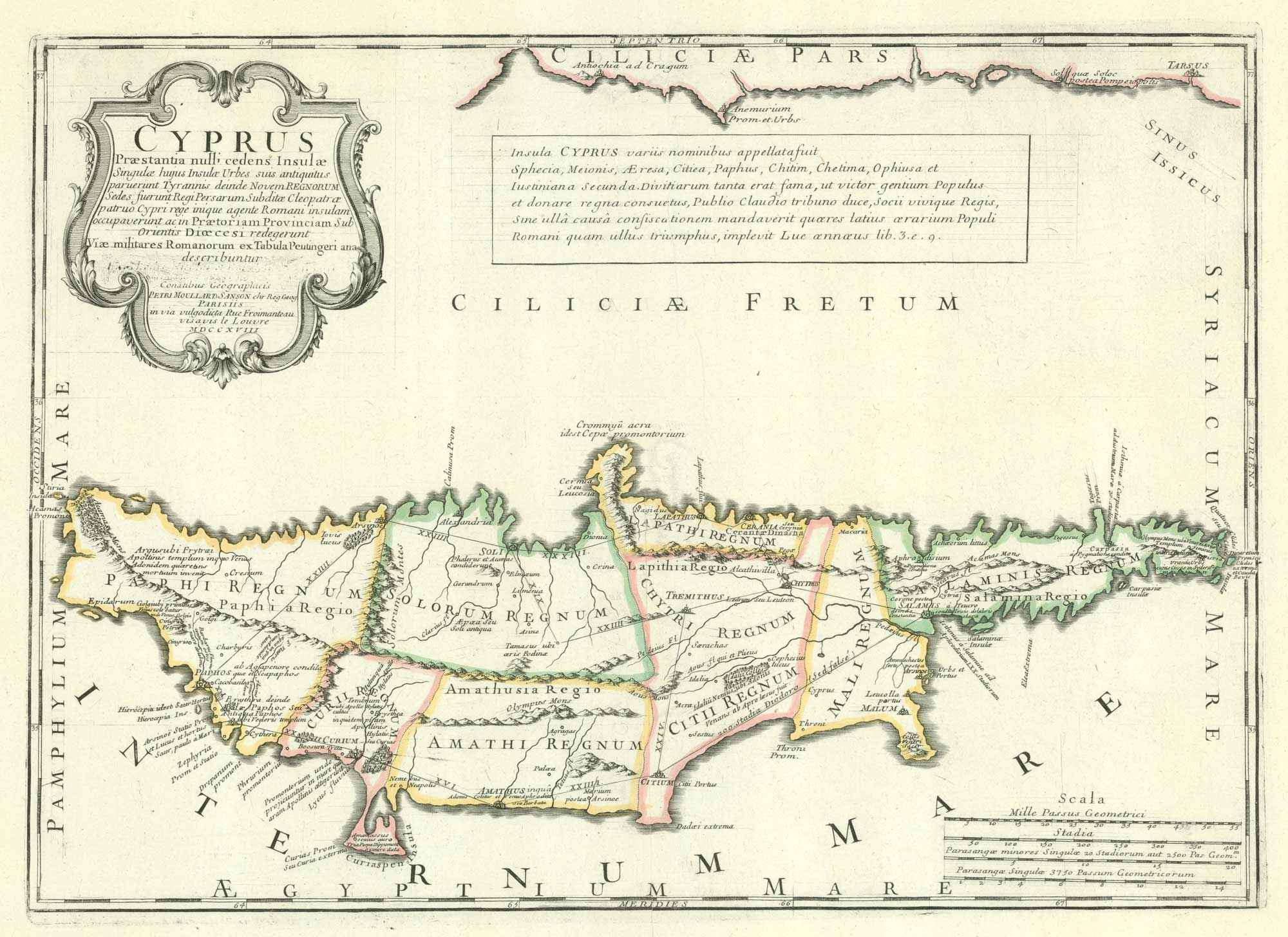 Moullart Sanson Ancient Cyprus