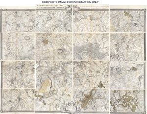 An exact Survey of the Cities of London and Westminster, by ROCQUE, John., 1746.