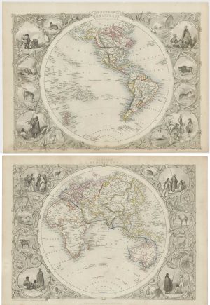 Tallis World Hemispheres