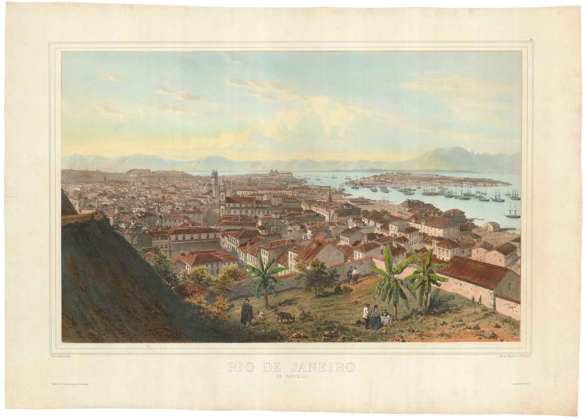 Rio de Janeiro de Castella. by CICERI, Eugène & BENOIST, Philippe., 1852.