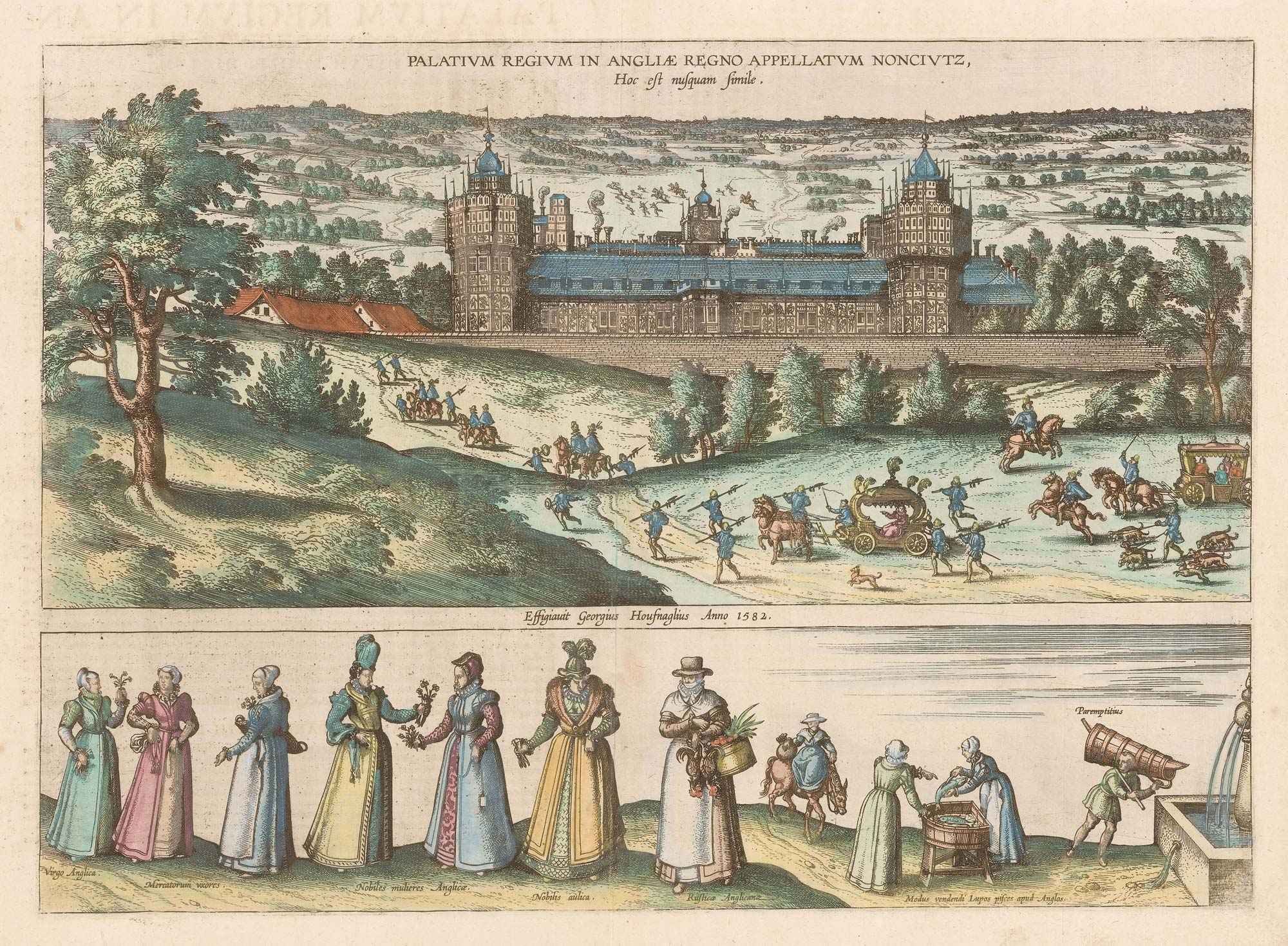 Hoefnagel Nonsuch Palace