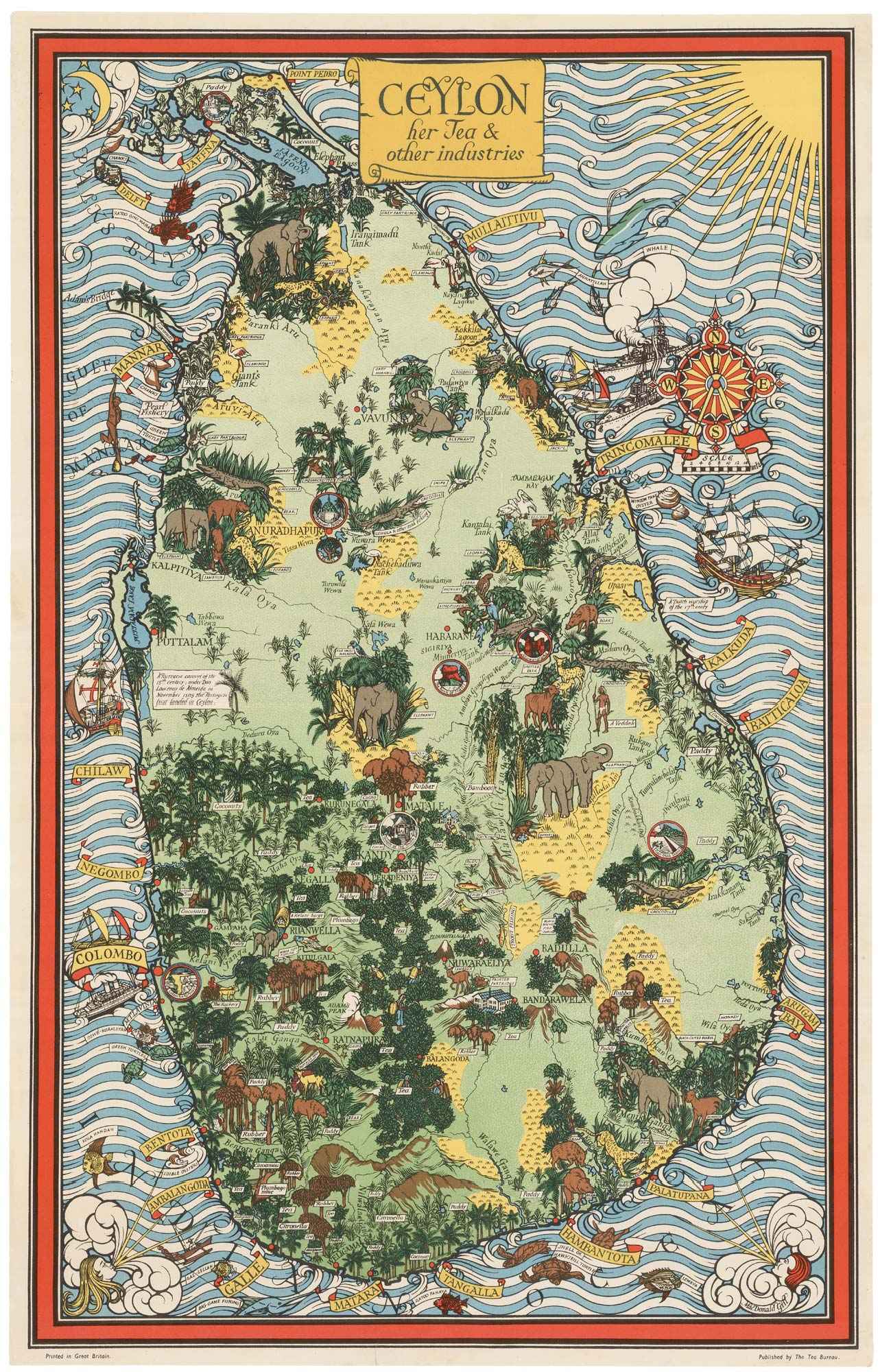 Ceylon: her Tea & other industries. by GILL, Leslie MacDonald., 1940.