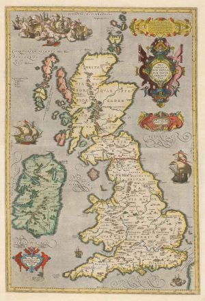 Ortelius British Isles 2 sheet