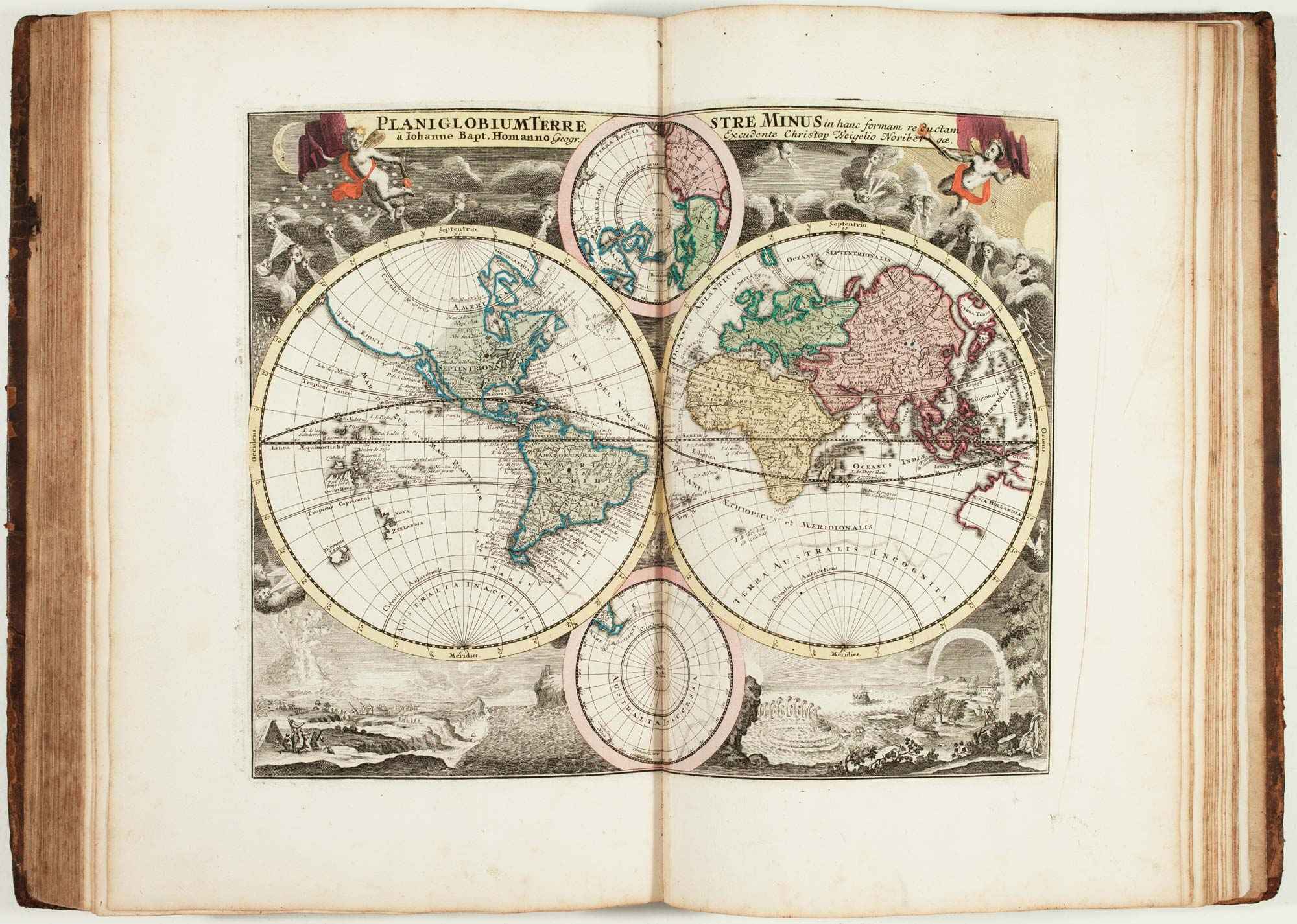 Descriptio orbis antiqui in XLIV tabulis exhibita...; Atlas Manualis Scholasticus by KOEHLER, Johann David., 1720.