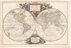 Robert de Vaugondy World 1783