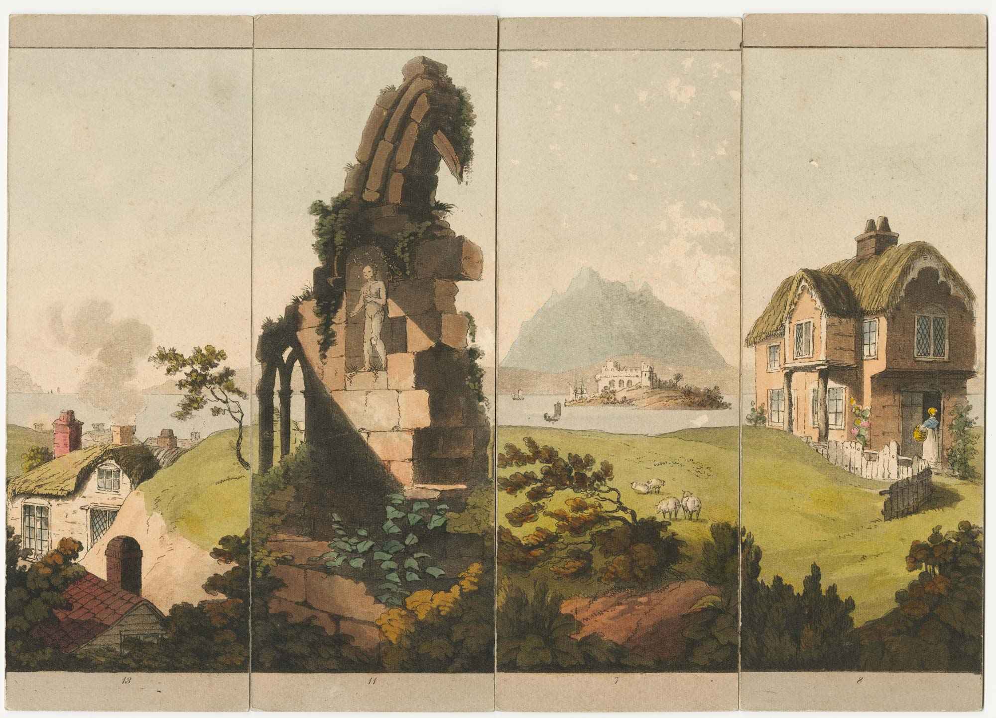 [Myriorama: A Collection of Many Thousand Landscapes, Designed by Mr by CLARK, John Heaviside., 1824.