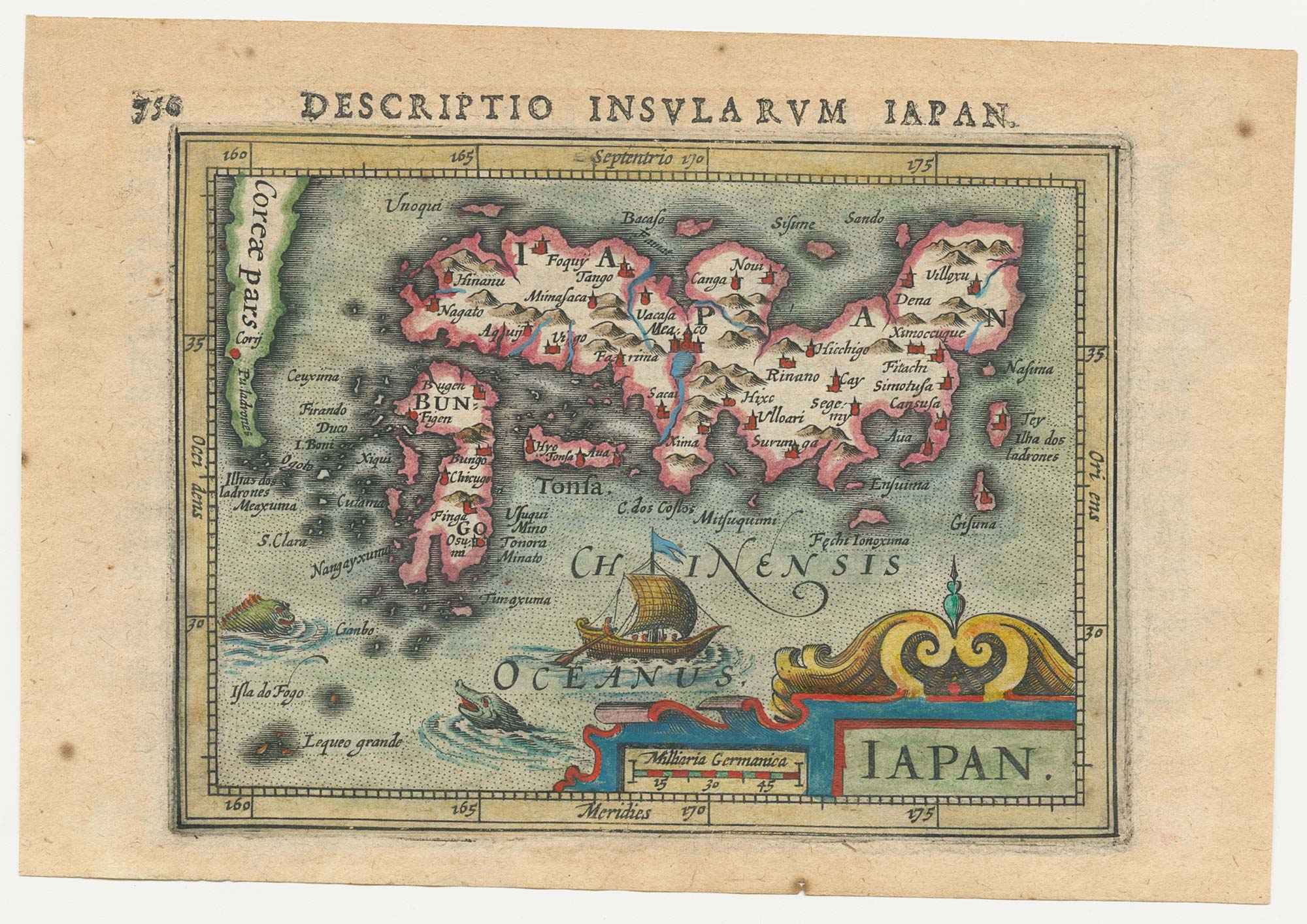 Japan. by HONDIUS, Jodocus II., 1616.