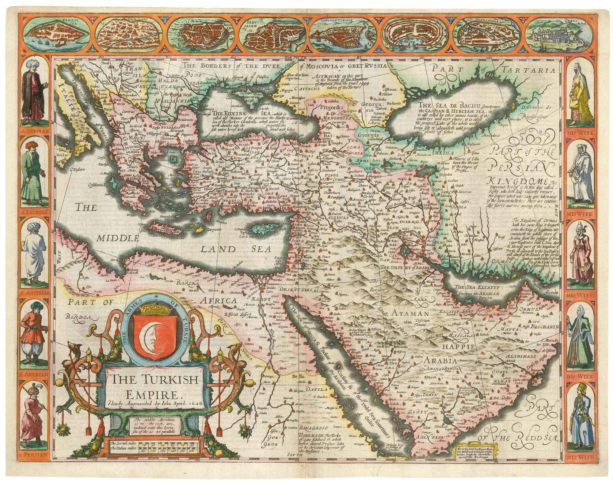 The Turkish Empire. by SPEED, John., 1665.