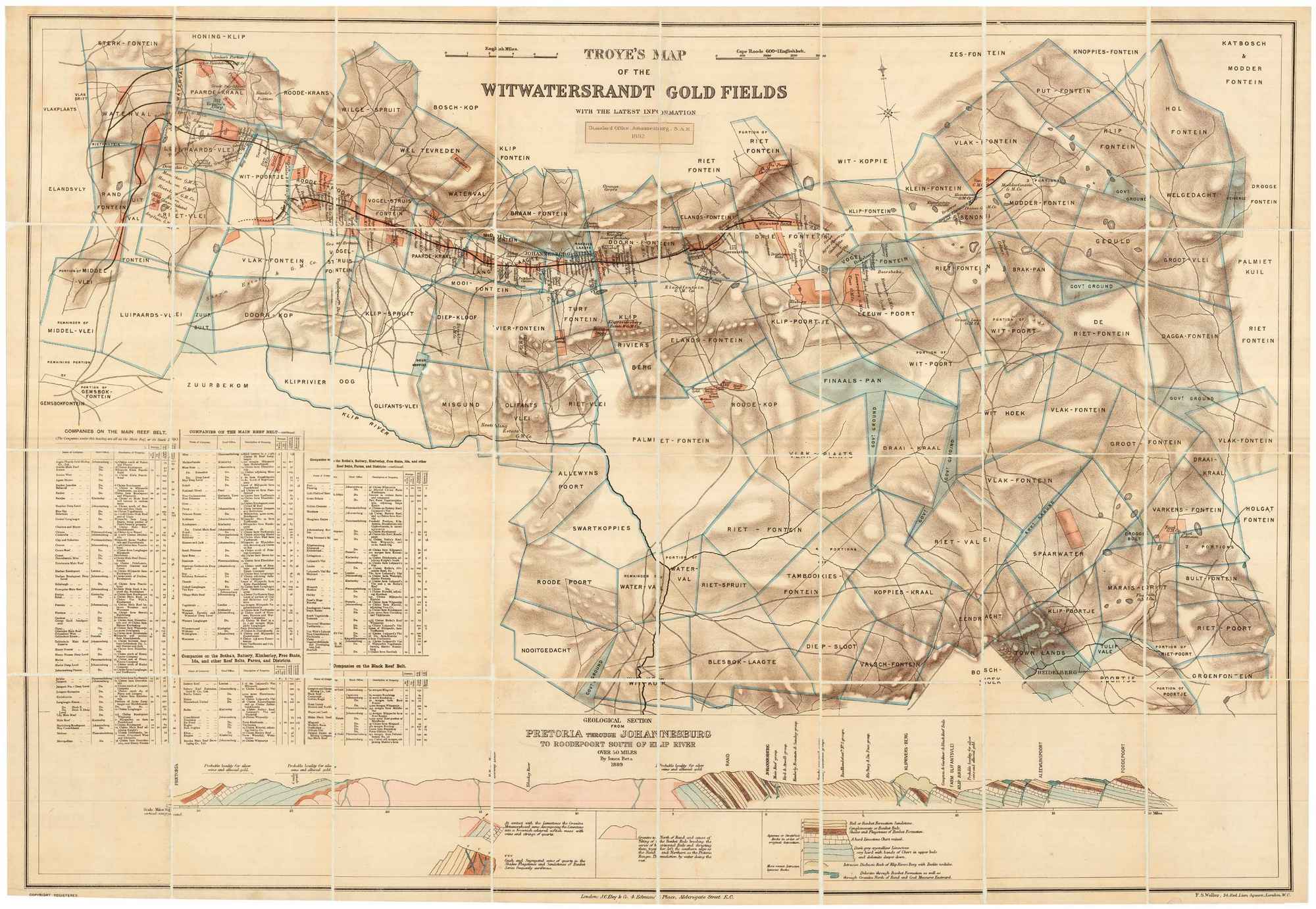 Troye Witwatersrandt Gold Fields