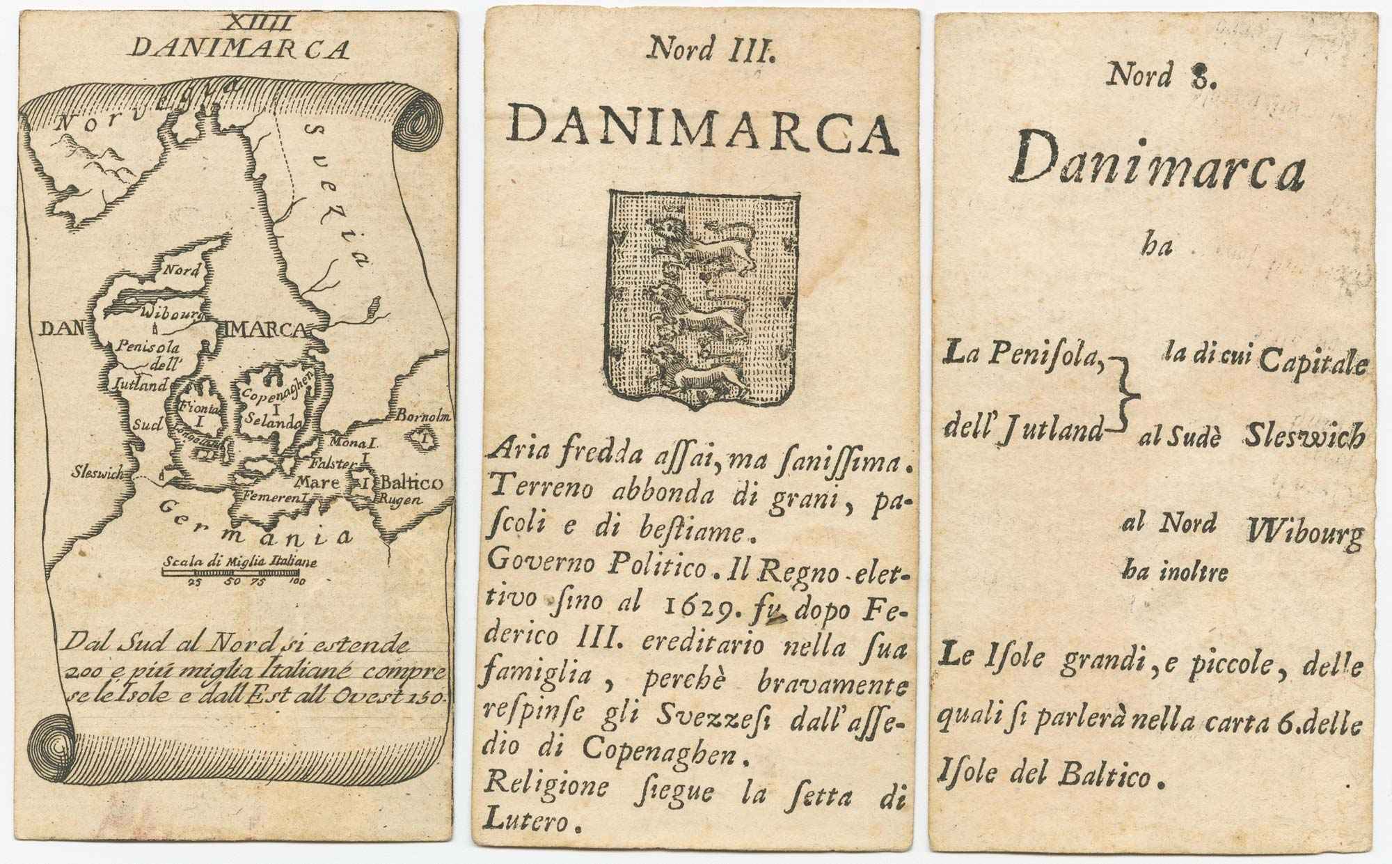 XIIII Danimarca. [&] Nord III. Danimarca. [&] Nord 8. Danimarca by Anonymous., 1790.