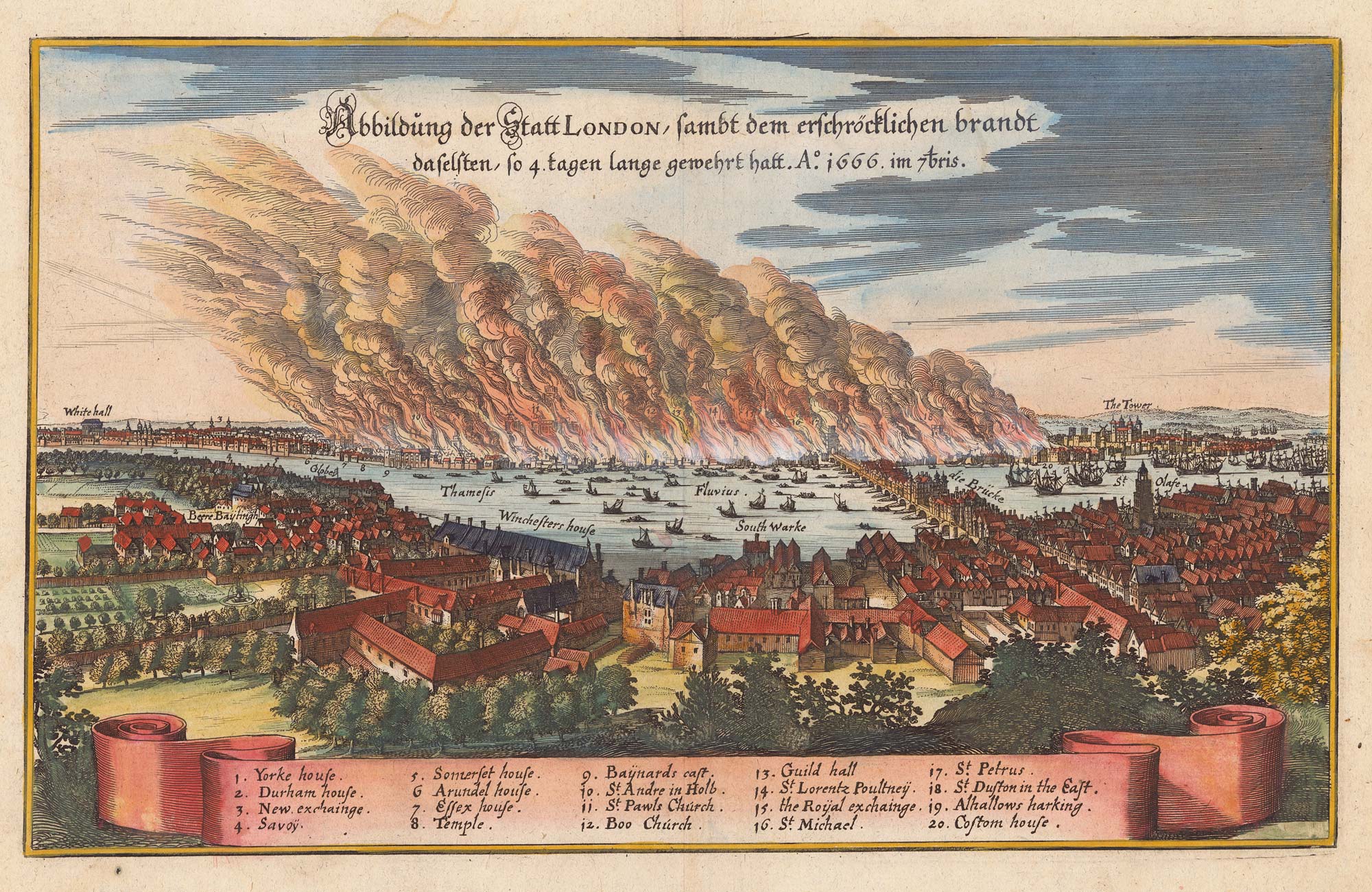 Merian Great Fire of London