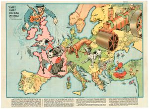 Johnson Riddle Serio Comic map of Europe