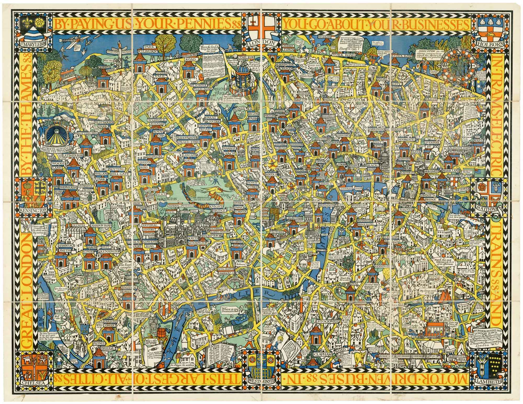 MacDonald Gill Wonderground 1915