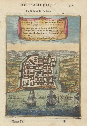 Miniature plan of Santo Domingo