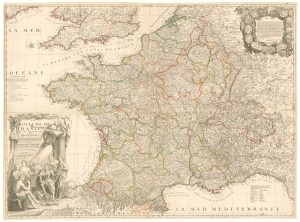 Nolin France wall map