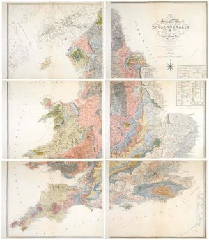 Greenough England and Wales Geological Map