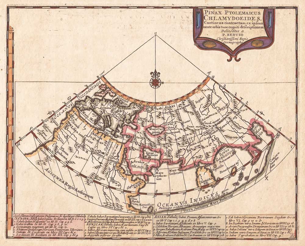 Bertius Ptolemaic World