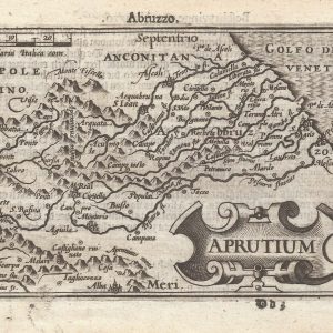 Aprutium. by LANGENES, Barent., 1599.