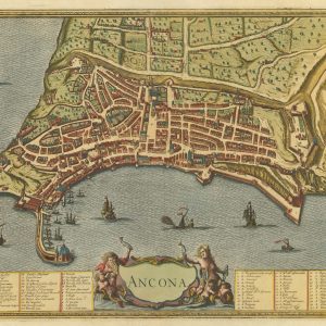 Ancona. by BRAUN, Georg & HOGENBERG, Frans., 1657.