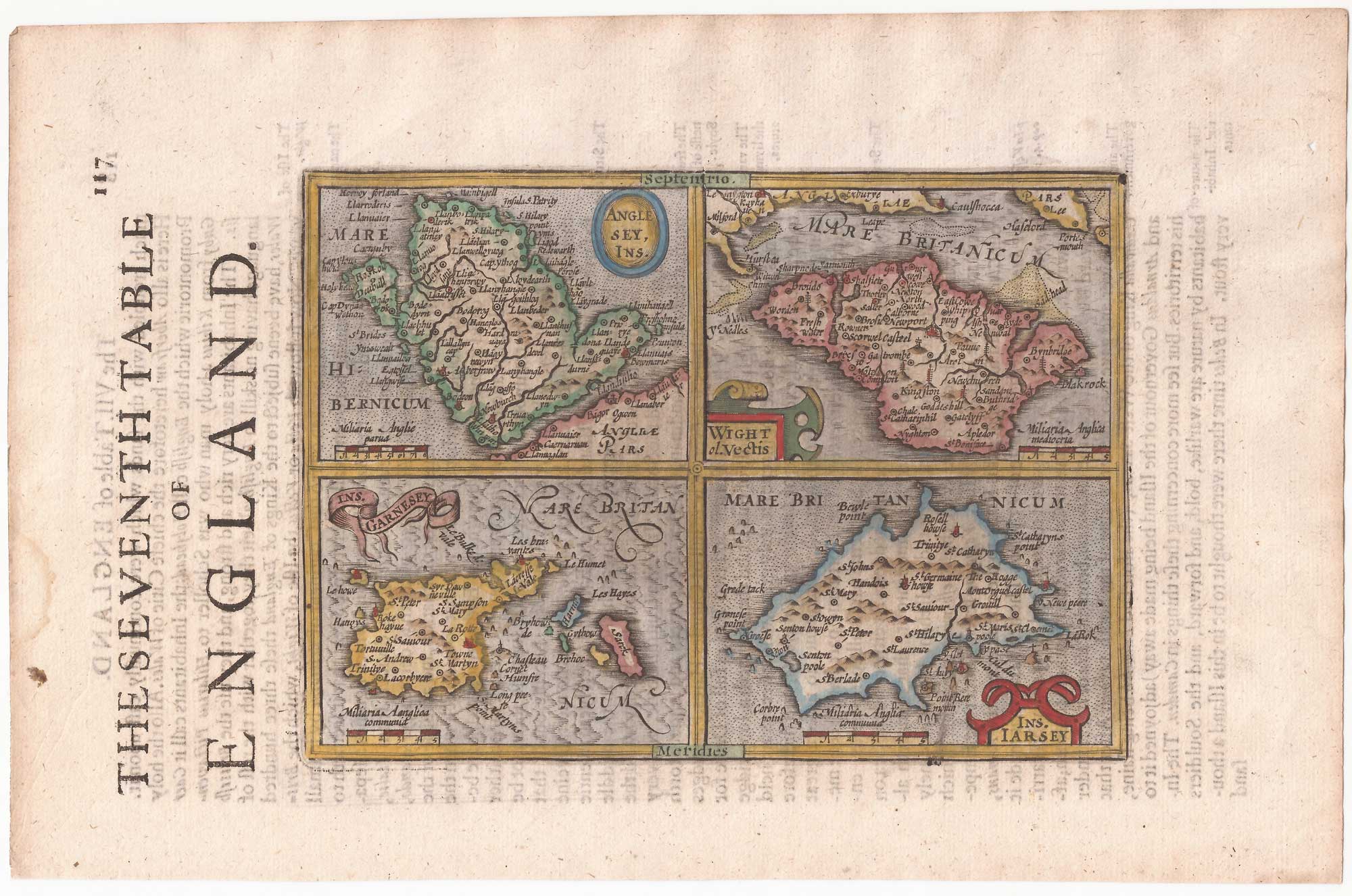 Hondius British Islands English Miniature