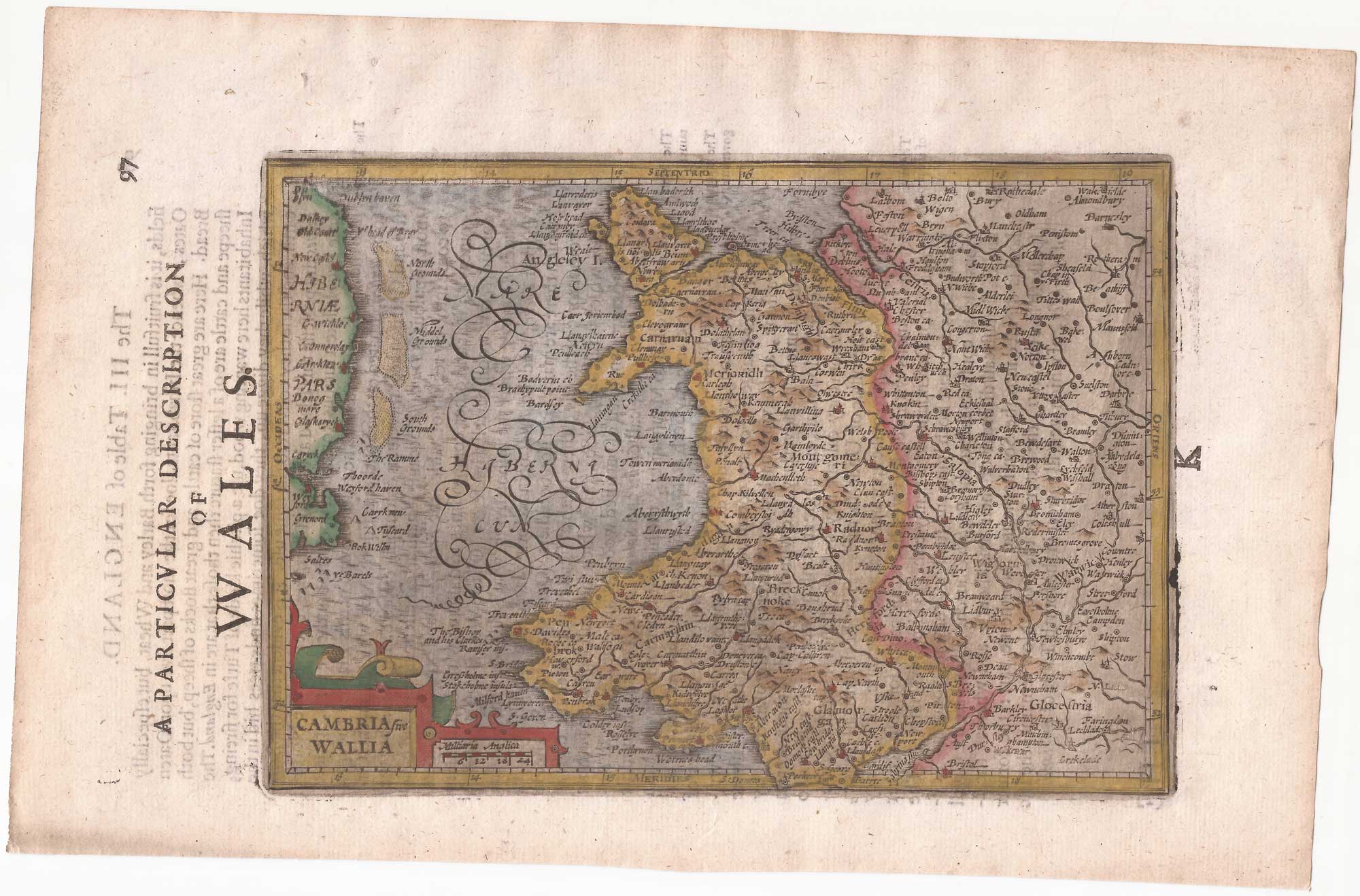 Hondius Wales English Miniature