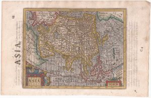 Hondius Asia English Miniature