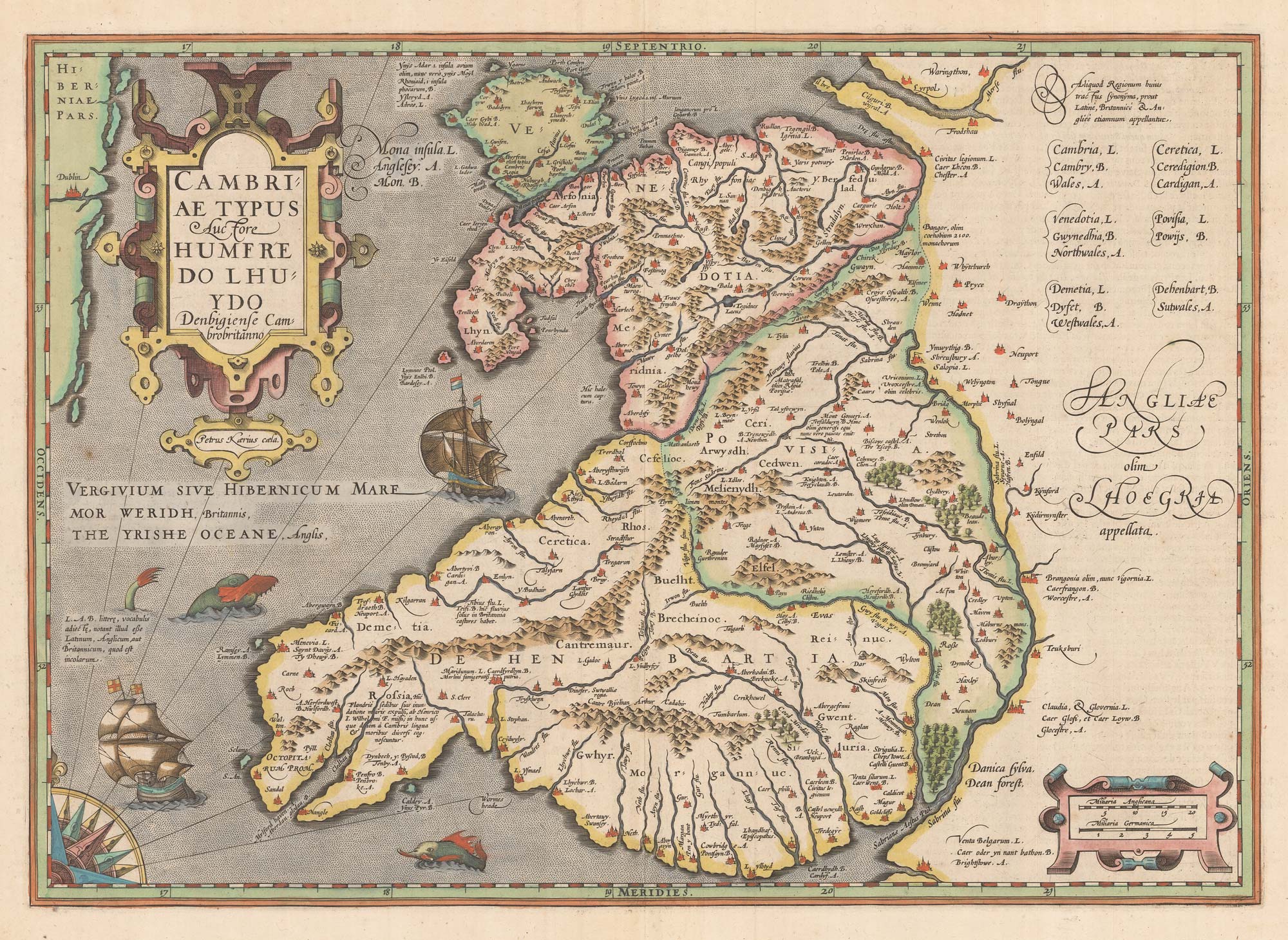 Lhuyd Hondius Wales